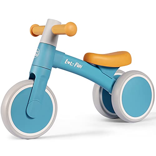 LOL-FUN Baby Balance Bike 1 Year Old, Baby Toys for 12-18 Months, First Birthday Gifts for One Year Old Boys and Girls