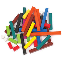 Load image into Gallery viewer, Cuisenaire Rods Kit for Fractions, Wood, Grades 4-6 (12 Trays, 1 Set of Overhead Rods, and Book)
