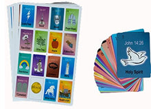 Load image into Gallery viewer, Bible Loteria Game - Bingo - Christian Bingo - Easy Family-Friendly Party Games - Religious - Card Games for Adults, Teens &amp; Kids - Christian Loteria Games - Mexican Bingo - 2-10 Players
