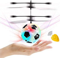 GreaSmart Flying Ball, Kids Soccer Toys Hand Control Helicopter Light Up Ball Mini Drone Magic RC Toys Stocking Stuffers for Kid Boy Girl Outdoor Sport Game Xmas Toy for Boy Fun Gadget