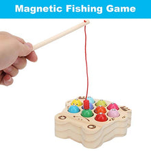 Load image into Gallery viewer, Zerodis Resting Time Magnetic Safe and Sericeable Fishing Game Preschool Concentration Training Patience Education Children Kid Toy Gift for Toddlers and Kids(Fishing Game)
