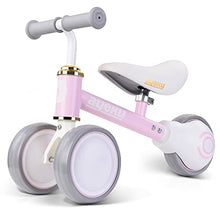 Load image into Gallery viewer, AyeKu Baby Balance Bike Cool Toys for 1 Years Old Girl Gifts 12-24 Month Toddler First Bikes Best Riding Toy 1st Birthday Gift (Pink)
