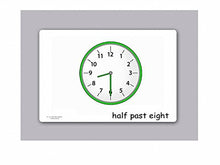 Load image into Gallery viewer, Yo-Yee Flash Cards - Telling Time and Clock Reading Picture Cards for Toddlers, Kids, Children and Adults - Including Teaching Activities and Game Ideas
