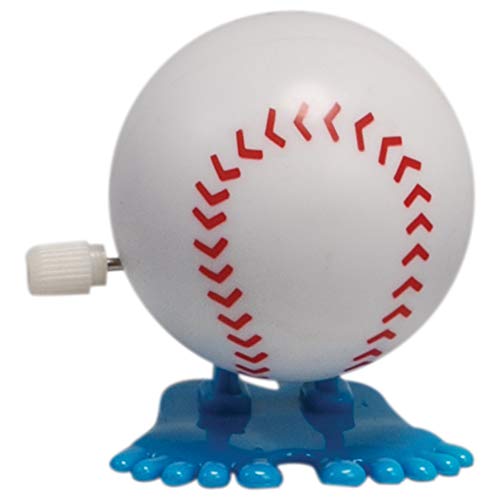Kipp Brothers Wind-Up Jumping Sport Ball Toys - Baseball