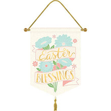 Load image into Gallery viewer, &quot;Easter Blessings&quot;, Hanging Fabric Banner Decoration
