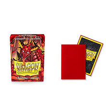 Load image into Gallery viewer, Dragon Shield Matte Mini Japanese Crimson 60 ct Card Sleeves Individual Pack
