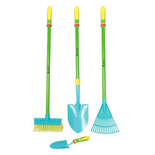Load image into Gallery viewer, Alterra Tools Kids Set Toys Gardening Tools for Children 4 Pieces, Green, Teal, Yellow
