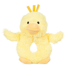 Load image into Gallery viewer, Apricot Lamb Baby Duck Soft Rattle Toy, Plush Stuffed Animal for Newborn Soft Hand Grip Shaker Over 0 Months (Duck, 6 Inches)
