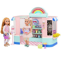 Glitter Girls by Battat  GG Sweet Shop Playset  Toy Store, House, and Accessories for 14-inch Dolls  Ages 3 and Up