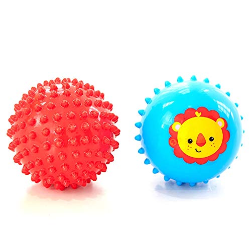 Baby Balls Move and Crawl Baby Ball,Soft Ball Wiggle and Crawl Ball Baby Massage Training Ball Toddlers Children 6+ Months (Color : Multi-Colored, Size : One Size)