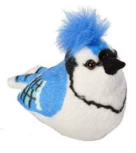 Load image into Gallery viewer, Wild Republic Audubon Birds Blue Jay Plush with Authentic Bird Sound, Stuffed Animal, Bird Toys for Kids and Birders
