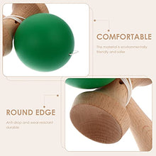 Load image into Gallery viewer, NUOBESTY Wooden Kendama Toy with String Luminous Kendama Ball Trick Toy Educational Classic Toy for Kids Adults Birthday Party Gifts Green
