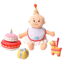 Load image into Gallery viewer, Manhattan Toy Stella Collection Birthday Party 6 Piece Baby Doll Birthday Party Playset for 12&quot; and 15&quot; Stella Dolls
