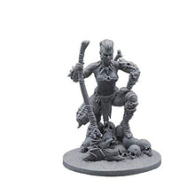 Load image into Gallery viewer, Savage Female Figure Kit 28mm Heroic Scale Miniature Unpainted First Legion
