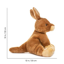 Load image into Gallery viewer, Wildlife Tree 12 Inch Stuffed Kangaroo Plush Floppy Animal Kingdom Collection
