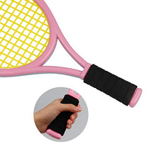 Load image into Gallery viewer, Crefotu Tennis Racket for Kid,Sponge Handle, Include 2 Soft Balls,2 Tennis Balls and 4 Badminton Balls,Tennis Racquet for Toddler (2+ Years Old)
