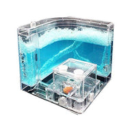 NAVAdeal Ant Farm Castle, Habitat Educational & Learning Science Kit Toy for Kids & Adults - Allows Study of The Behavior of Ants and Social Structure, Ecosystem Within The 3D Maze of Translucent Gel