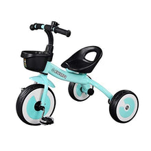 Load image into Gallery viewer, Portable Tricycle Indoor and Outdoor Children&#39;s Bicycle 1-6 Years Old Baby Riding Toy Multifunctional 3 Colors Can Be Used As Gifts (Color : Green)
