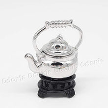 Load image into Gallery viewer, Odoria 1:12 Miniature Teapot and Stand Dollhouse Kitchen Accessories

