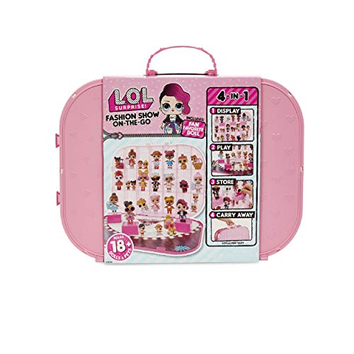 L.O.L. Surprise! Fashion Show On-The-Go Storage/Playset with Doll Included  Light Pink
