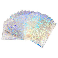 Colcolo 100 Count Glitter Card Sleeves Guard Holders for Baseball Basketball Trading Cards Football Card Sports Cards MTG Gaming Cards Board Game Parts - 61x88mm