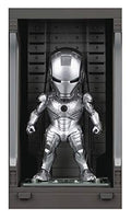Beast Kingdom Iron Man 3: Iron Man Mk II with Hall of Armor Mea-015 Mini Egg Attack Figure, Multicolor