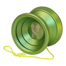 Load image into Gallery viewer, Yoyo King Double Agent Metal Professional Trick Yoyo and Extra Yoyo String (Green)
