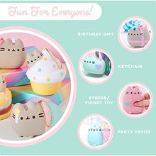Load image into Gallery viewer, Hamee Pusheen Cute Cat Slow Rising Squishy Toy (2 Piece Set, Loaf &amp; Pastel Purple) [Christmas Tree Ornaments, Gift Box, Party Favors, Gift Basket Filler, Stress Relief Toys]
