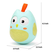 Load image into Gallery viewer, Kim Player Roly Poly Toy, Owl Weeble Wobble Toys for Baby 6 Months and Up, Best Gift for Kids Boys Girls Infants Toddlers
