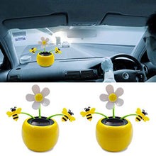 Load image into Gallery viewer, BARMI Creative Plastic Solar Power Flower Car Ornament Flip Flap Pot Swing Kids Toy,Perfect Child Intellectual Toy Gift Set
