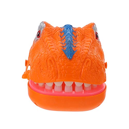 Toyvian Dinosaur Biting Finger Game Dinosaur Teeth Toys Game with Light and Sound Funny Dentist Biting Finger Game Kids Interactive Party Toy