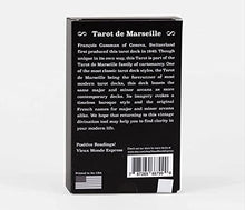 Load image into Gallery viewer, Gassman Tarot de Marseille with Guide | 78 Cards for Divination | Frame Vue Box for Storage |
