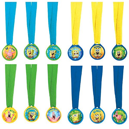 Packaged Mini Award Medals | SpongeBob Collection | Party Accessory