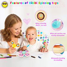 Load image into Gallery viewer, Suction Spinner Toys for Babies 3pcs, Rattle Toys, Spinner Top, Bath Toys, High Chair Toys, Baby Fidget Spinner, Sensory Toys for Toddlers 1-3, Window Spinners for Toddlers, 1 Year Old Girl Gifts
