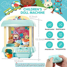 Load image into Gallery viewer, JIEZI Claw Machine,C1 Claw Toy,2.4G Remote Control Automatic or Manual Dual Mode Mini Claw Machine, Intelligent System with Music and Lighting, Giving Children The Best Gift (Blue)
