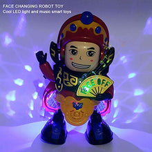 Load image into Gallery viewer, Zerodis Face Changing Robot Toy, Face Changing Robot Dolls Sichuan Opera Face Changing Dolls with LED Light for Kids(Face Changing)
