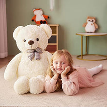 Load image into Gallery viewer, IKASA Giant Teddy Bear Plush Toy Stuffed Animals (White, 30 inches)
