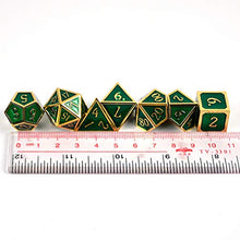 Load image into Gallery viewer, Unique d&amp;d dice-DND dice-Metal dice / MTG dice / Set of dice / Rainbow dice / Dungeons and Dragons / Pathfinder dice D4 D6 D8 D10 D12 D20
