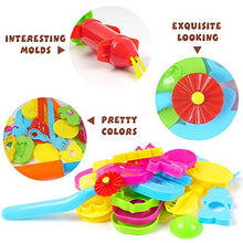 Load image into Gallery viewer, 3 otters Play Dough Tools Set for Kids, 39PCS Playdough Accessories Includes Colorful Cutters, Rollers &amp; Play Accessories, Various Molds for Creative Dough Cutting, Easter Party Favors
