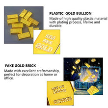 Load image into Gallery viewer, Garneck 5pcs Plastic Fake Gold Bar Golden Brick Bullion Simulation Golden Bar Props Pirate Treasure Novelty Gift Hunting Game Supplies
