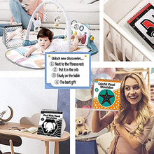Load image into Gallery viewer, teytoy 2 Packs Tummy Time Mirror with Baby Black and White Book Boys Girls, High Contrast Flash Card Baby Toys, Baby First Year Gifts for Newborn Infant Toddler Kids 0 3 6 9 12 Months
