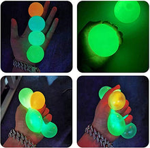 Load image into Gallery viewer, Fidget Toy Stress Balls 4.5CM Glow in The Dark Sticky Wall Ceiling Balls, Decompression Toys Sticky Balls, Stick to The Wall and Slowly Fall Off, Tear-Resistant, Fun Toy for ADHD, OCD, Anxiety
