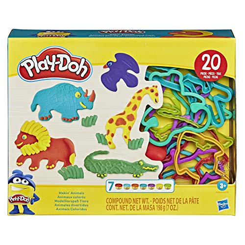 Play-Doh Makin' Animals Create It Kit for Kids 3 Years and Up with 7 Non-Toxic Colors