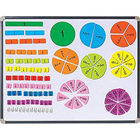 Didax Educational Resources Magnetic Fraction Tiles, Multi