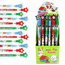 Load image into Gallery viewer, TINYMILLS 24 Pcs Dogs and Puppies Multi Point Stackable Push Pencil Assortment with Eraser for Dog Birthday Party Favor Prize Carnival Goodie Bag Stuffers Classroom Rewards Pinata Fillers
