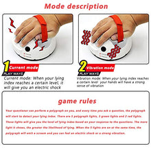 Load image into Gallery viewer, Electric Shocking Lie Detector, Desktop Shocking Polygraph with 2 Modes, Truth Game Interesting Party Game Analyzer Consoles Gifts for Party, Friends - White, Over 6 Years Old
