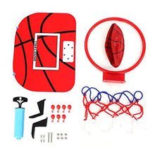 Load image into Gallery viewer, Vbest life Indoor Adjustable Toy Basketball Plate Set, Children Mini Basketball Plate Toy with Hoop for Children&#39;s Indoor Toy(Plastic Hook)

