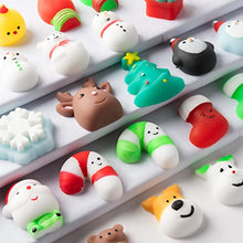 Load image into Gallery viewer, MALLMALL6 20Pcs Christmas Mochi Squeeze Toys for Xmas Party, Kawaii Animal Stress Relief Toys for Christmas Decoration Treat Bags Gifts, Birthday Gifts, Classroom Prize, Goodie Bag
