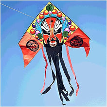 Load image into Gallery viewer, LSDRALOBBEB Kites for Kids Kites for The Beach Chinese Style Kite with Kite String and Kite Reel,Easy to Fly for Beginner Kite with Tail for Outdoor Beach 928(Color:100M LINE)
