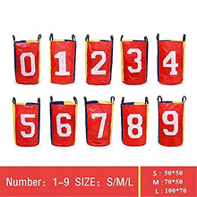 Load image into Gallery viewer, DEYUCHANG Kindergarten Outdoor Games Props Sack,Adult Kids Party Games Burlap Sack,Sack Race Bags,Outdoor Lawn Games Potato Sack Race Bags for Family Reunions (Color : Digital, Size : 5070cm)
